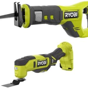 Ryobi One+ 18V Cordless 2-Tool Combo Kit w/Multi-Tool & Reciprocating Saw (Tools Only)